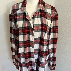 Abercrombie & Fitch Sleepwear Flannel Top